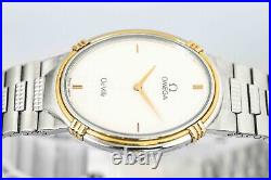 RARE For Parts Vintage OMEGA De Ville Cal. 1377 Quartz Ibory Dial Men's Watch RARE For Parts Vintage OMEGA De Ville Cal. 1377 Quartz Ibory Dial Men's Watch