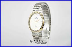 RARE For Parts Vintage OMEGA De Ville Cal. 1377 Quartz Ibory Dial Men's Watch RARE For Parts Vintage OMEGA De Ville Cal. 1377 Quartz Ibory Dial Men's Watch