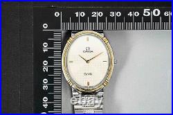 RARE For Parts Vintage OMEGA De Ville Cal. 1377 Quartz Ibory Dial Men's Watch RARE For Parts Vintage OMEGA De Ville Cal. 1377 Quartz Ibory Dial Men's Watch