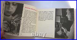 RARE Genuine Omega Vintage Speedmaster Bona Fide Guarantee Blank Open Booklet