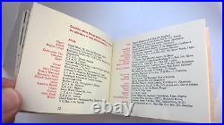 RARE Genuine Omega Vintage Speedmaster Bona Fide Guarantee Blank Open Booklet