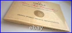RARE Genuine Omega Vintage Speedmaster Bona Fide Guarantee Blank Open Booklet