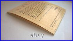RARE Genuine Omega Vintage Speedmaster Bona Fide Guarantee Blank Open Booklet