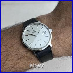 RARE MEN WATCH Omega De Ville Automatic 166.033 Silver Dial Vintage Swiss Made RARE MEN WATCH Omega De Ville Automatic 166.033 Silver Dial Vintage Swiss Made