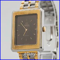 RARE NEAR MINT Vintage OMEGA De Ville Cal. 711 Automatic Black Dial Men's Watch