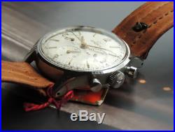 RARE NOS Vintage Lemania Chronograph watch caliber 321 Moon Omega 1957