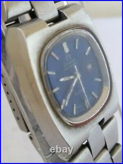 RARE OMEGA GENEVE Automatic Cal 684 Ladies BLUE GRADATION DIAL Not Working