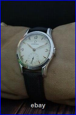 RARE! OMEGA WWII 40's MILITARY cal. 30T2-PC VINTAGE 15J RARE SWISS WATCH