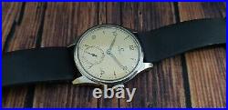 RARE! OMEGA WWII 40's MILITARY cal. 30T2-PC VINTAGE 35mm RARE 15J SWISS WATCH
