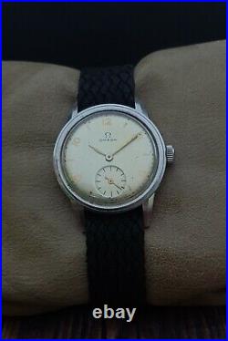 RARE! OMEGA WWII 40's MILITARY cal. R17.8 VINTAGE 15J RARE SWISS WATCH