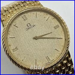 RARE Omega 191.7365 Vintage Cal. 1365 18k Gold Men's Wristwatch