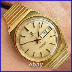RARE Omega Seamaster Gold Plated Vintage Calibre 1020 Men's Vintage Watch