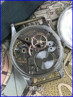 RARE Omega WW2 Spitfire Watch CK2292 30T2 Manual Wind Vintage Pilot Watch