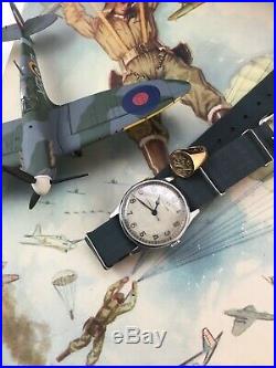 RARE Omega WW2 Spitfire Watch CK2292 30T2 Manual Wind Vintage Pilot Watch