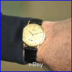 RARE SWISS 1939' OMEGA CHRONOMETER 18K SOLID GOLD ICONIC CAL 30T2 Rg GENTS WATCH