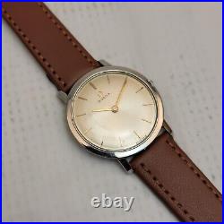 RARE VINTAGE 1960's OMEGA DEVILLE SWISS MADE 17 JEWELS HANDWIND MEN'S WATCH