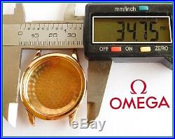 RARE Vintage 18K Solid Gold OMEGA GENEVE 2982 wristwatch CASE circa 1960's SWISS