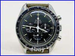 RARE Vintage 1969 Omega Speedmaster Professional DOT OVER 90 Watch 145.022-69ST