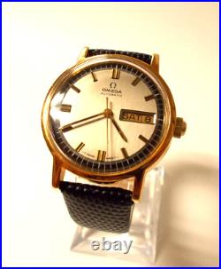 RARE Vintage 1970 OMEGA Automatic Watch Cal 750 Model 1660140-Day/Date-REFURBISH