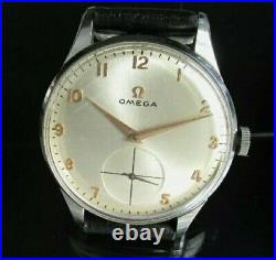 RARE Vintage Classic Omega Stainless Steel Mens Watch Cal. 265? Fathers Day