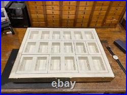 RARE Vintage OMEGA Advertising Watch Shop Display Tray Large Storage Box RARE Vintage OMEGA Advertising Watch Shop Display Tray Large Storage Box