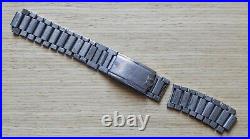 RARE Vintage OMEGA Stainless Steel USA Link Band with Expansion Deployment Clasp