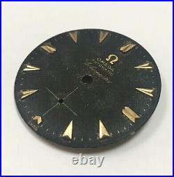RARE Vintage Omega Globemaster Black Honeycomb Dial
