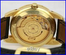 RARE Vintage Omega Louis Brandt 18K Gold Perpetual Calendar 34mm 175.0302 Watch