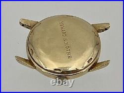RARE Vintage Omega for Tiffany Pre-Seamaster automatic watch, 14k gold runs