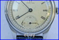 RARE-Vintage Omega manual wind, 15 jewels, stainless steel case, 1934s men watch