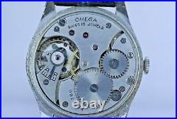 RARE-Vintage Omega manual wind, 15 jewels, stainless steel case, 1934s men watch