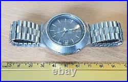 RARE! Vintage SS Omega f300 Cone Seamaster Chronometer Tuning Fork watch