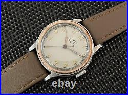 Rare 1930's Vintage Omega Madicus First Center Second Rose Gold Basel Watch