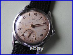 Rare 1950 Vintage Omega 15 Jewel Manual Wind Gents Watch