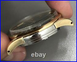 Rare 1952 Omega Black Honeycomb Ref 2640 8 Sc Cal 283 Gold And Steel Serviced