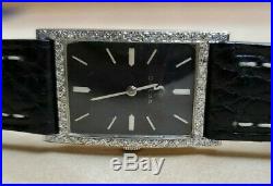 Rare 1969 Omega Mens Womens 14k Solid Gold Manual Wind Watch Vintage 54 Diamonds