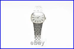 Rare 1978 N MINT withBox Vintage OMEGA 17J All Silver Oval Case Women's Watch Rare 1978 N MINT withBox Vintage OMEGA 17J All Silver Oval Case Women's Watch