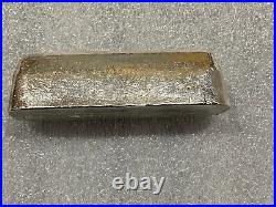Rare 25 Oz Omega M&b Mining. 999 Silver Bar Vintage Silver
