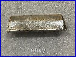 Rare 25 Oz Omega M&b Mining. 999 Silver Bar Vintage Silver