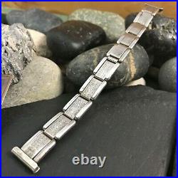 Rare Art Deco Sterling Silver 1930s Vintage Watch Band 5/8 nos Amcraft USA