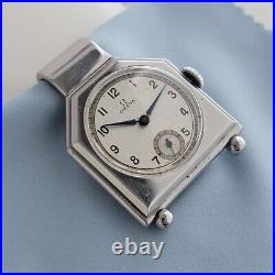 Rare Collectable 1930s Omega Pocket or Money Clip Watch Manual Wind Vintage JM2