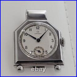 Rare Collectable Omega Pocket or Money Clip Watch Manual Wind 1930s Vintage JM2