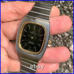 Rare Gold/Steel Vintage Omega Constellation Automatic Mens Watch Swiss Made +box