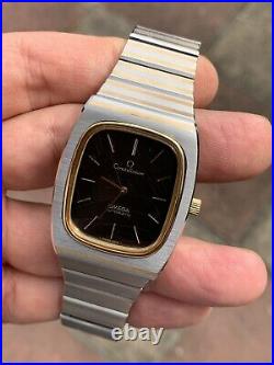 Rare Gold/Steel Vintage Omega Constellation Automatic Mens Watch Swiss Made +box