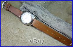 Rare Huge 1970's Omega Seamaster Silver Dial Date Auto Man's Watch
