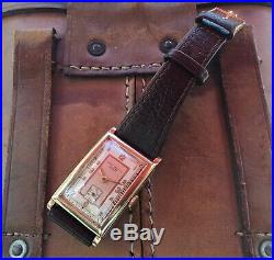 Rare Huge Vintage Omega Tissot Gents 1930s Wristwatch