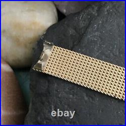 Rare JB Champion Omega Gold-Filled Mesh Womens Vintage Watch Band