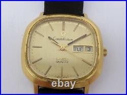 Rare Mens Vintage Omega Constellation Quartz'tv Dial' Wristwatch