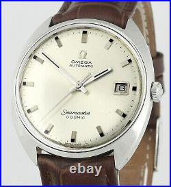 Rare OMEGA Seamaster Cosmic Big Seahorse Auto Date Vintage Mens Wrist Watch 1968