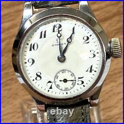 Rare OMEGA Vintage Watch Swiss Made Manual Winding 35mm Prege Hand Small Second